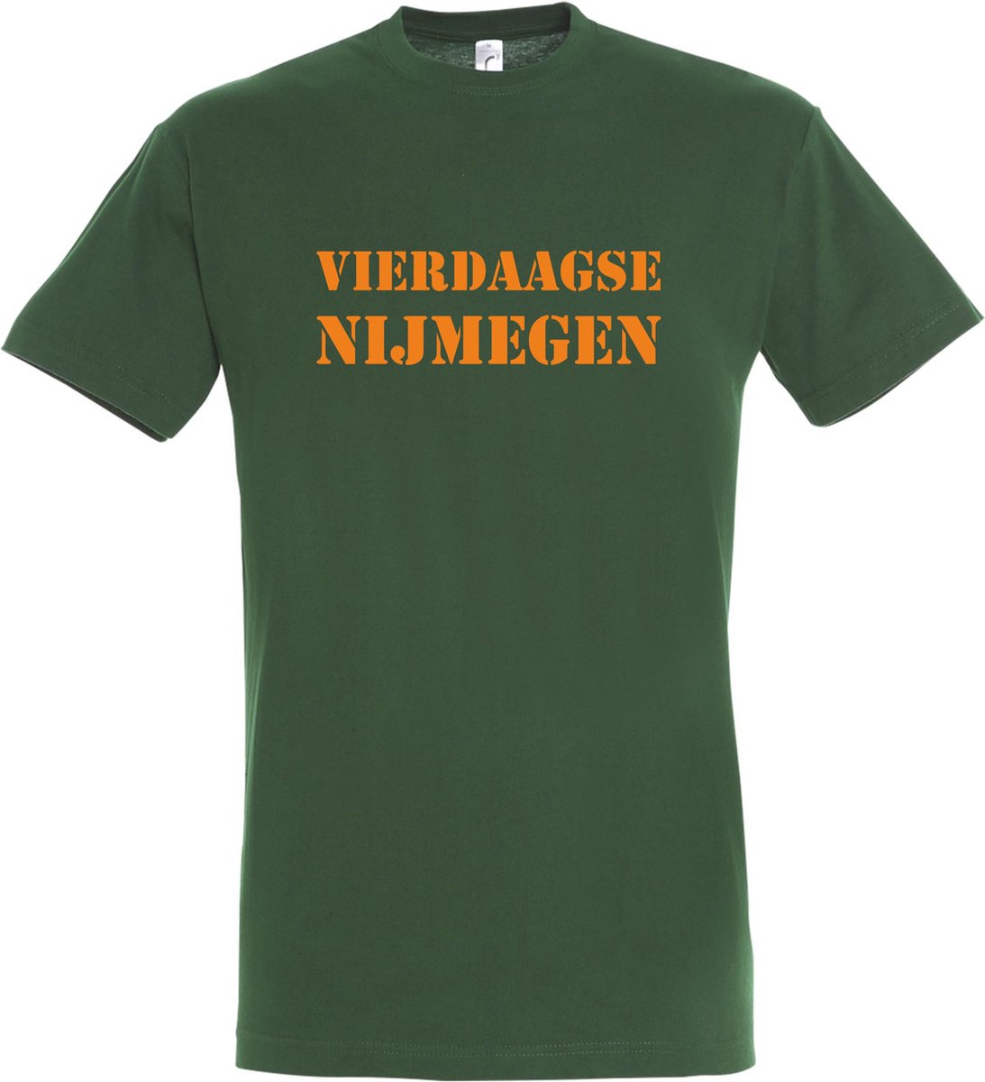 T-shirt Vierdaagse Nijmegen |Wandelvierdaagse | Vierdaagse Nijmegen | Roze woensdag | Groen | maat XL